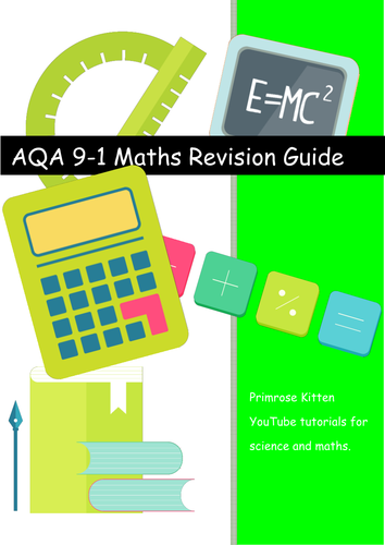 AQA  GCSE maths. 9-1 spec. Student friendly version of specification statements for revision