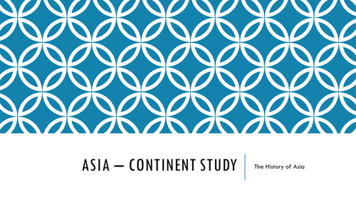 A brief history of Asia