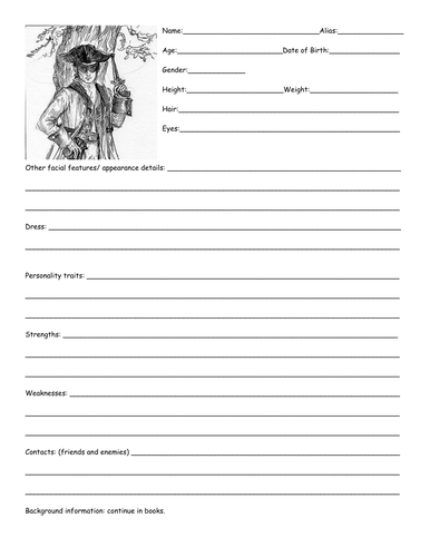 Highwayman Character Profile