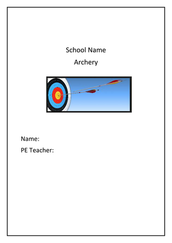 Archery Booklet