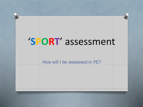 SPORT assessment student PP