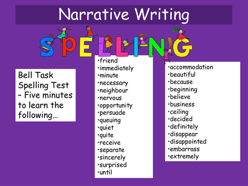 GCSE Narrative Writing