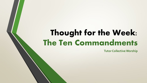Ten Commandments Assembly