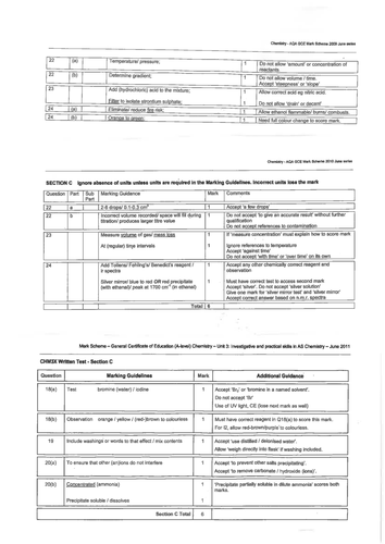 AS Practical Chemistry Practice Questions (AQA)
