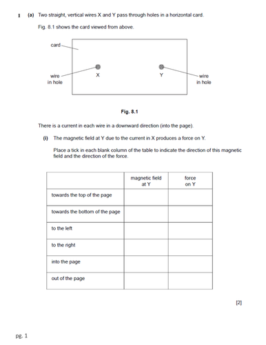 Worksheet on Electromagnetic Induction
