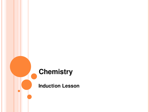 Induction lesson - chemistry, analytical techniques