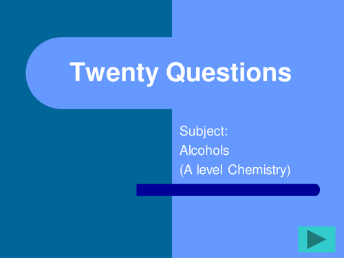 A level chemistry - FUN Revision resources for Alcohol topic.