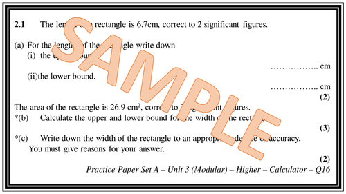iGCSE maths revision of A* material Marketplace
