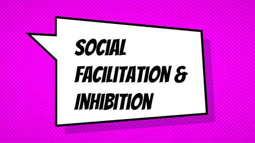 NEW AQA AS PE syllabus - Social facilitation and social inihibition