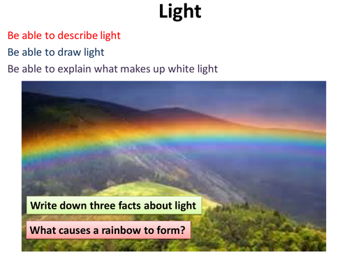 light revision lesson