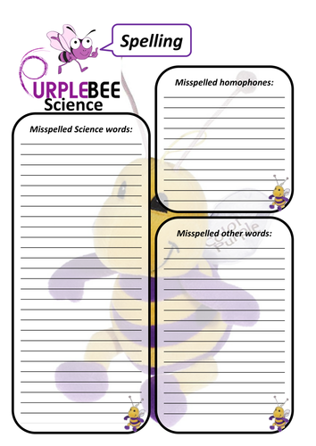 Purple spelling bee