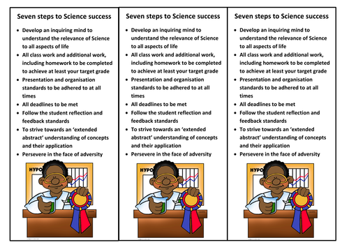 Seven steps to Science success