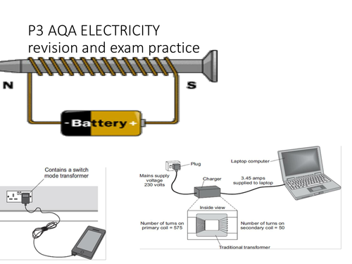 AQA old spec P3 physics / further additional science exam revision Electricity 2017 exams