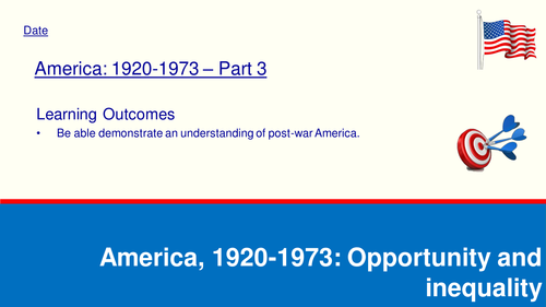 AQA GCSE History - America 1920-73 Revision