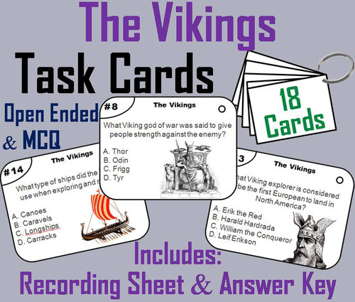 The Vikings Task Cards
