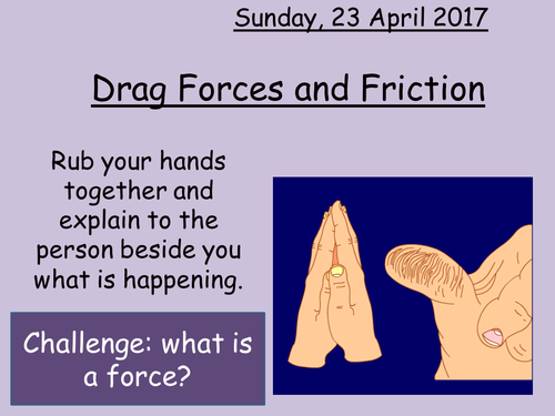 Activate 1 Physics 1.3 Drag forces and Friction