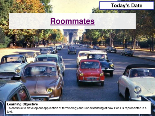 Breathless - Roommates - AQA Paris Anthology- AS Level