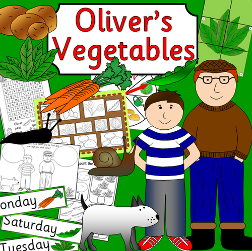 Oliver's Vegetables story sack resources