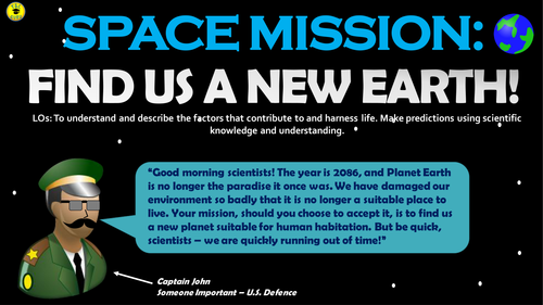 Space Mission: Find us a New Earth!