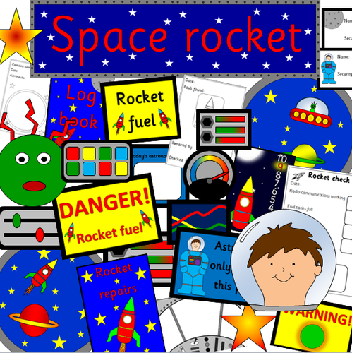 Space rocket role play pack