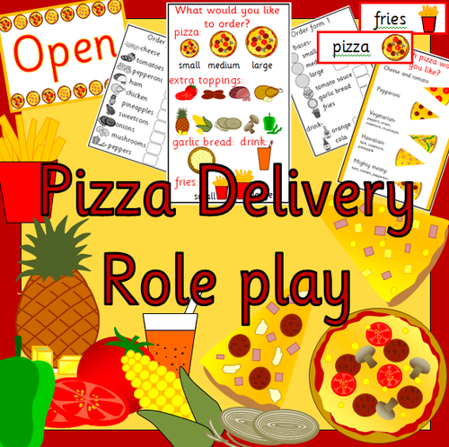 Pizza delivery/ restaurant role play pack