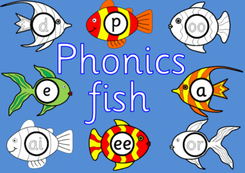 Phonics fish display