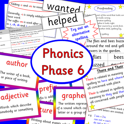 Phonics Phase 6- Letters and Sounds