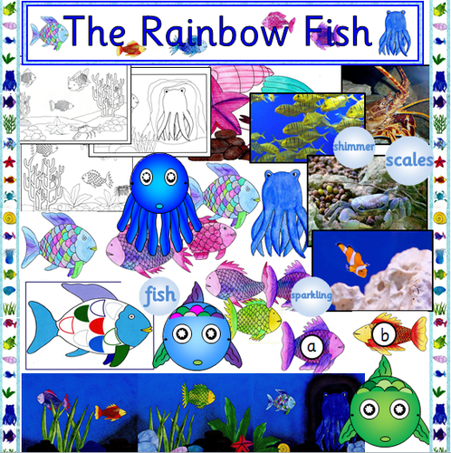 The Rainbow Fish story sack resources