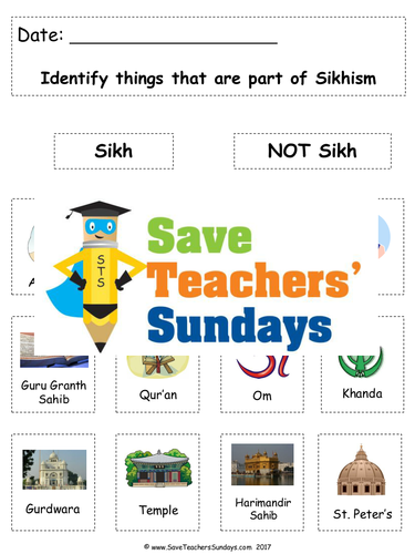 Introduction to Sikhism Lesson plan, PowerPoint and Worksheets