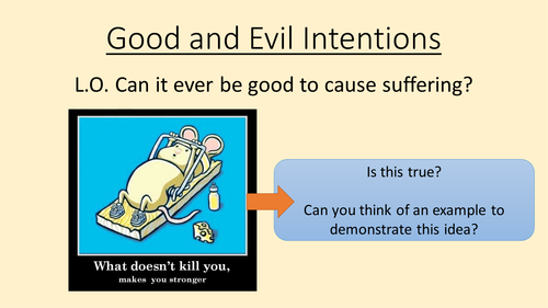 Good and Evil Intentions