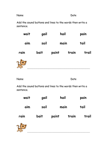 Phonics phase 3 activities