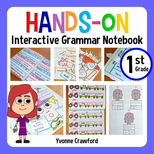 Interactive Grammar Notebook First Grade Common Core
