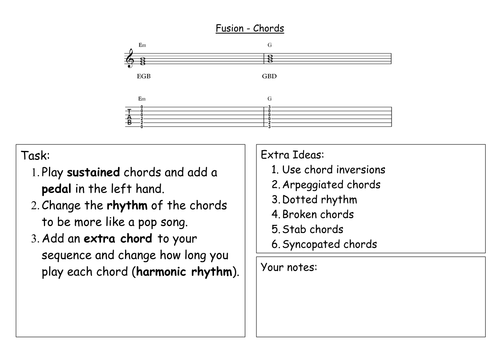 Introduction to Fusion Music - Edexcel GCSE