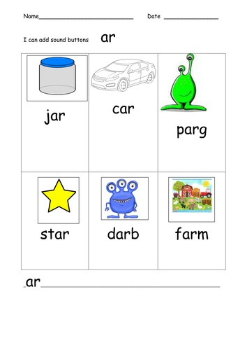 ar phoneme real and alien words