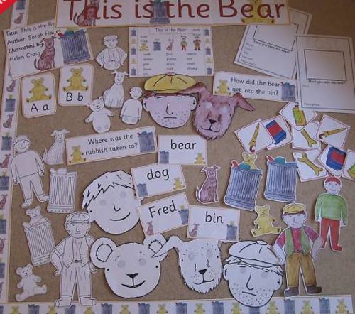 This is the Bear story sack resources