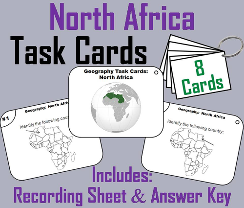 North Africa Task Cards