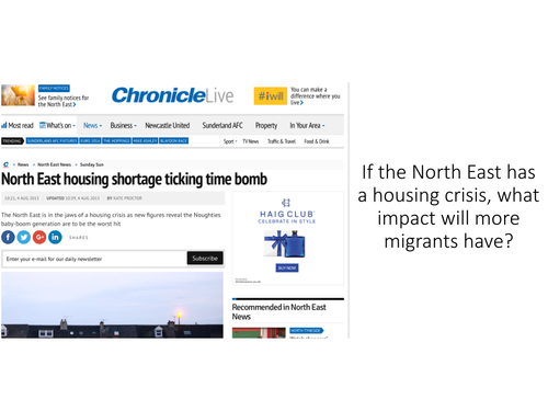 Urban Issues and Challenges: Newcastle Opportunities and Challenges