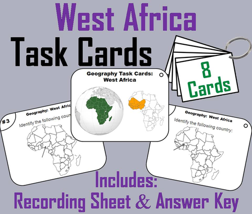 West Africa Task Cards