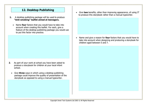 ICT Software Applications Part 4