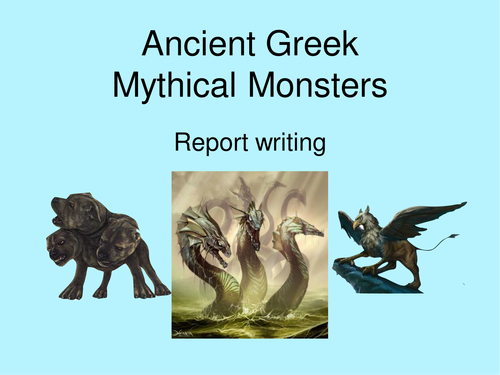 Ancient Greek Mythical Monster Report