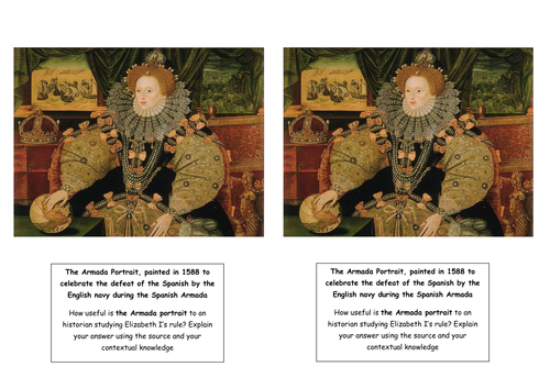Elizabeth I's portraits and utility question - AQA 8145 criteria