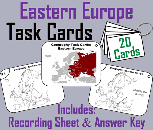 Eastern Europe Task Cards