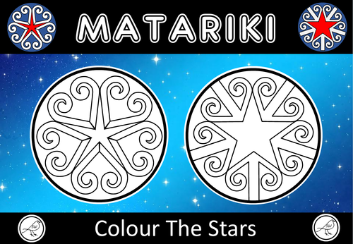 Matariki – Colour the Stars