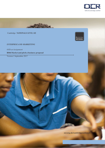 Cambridge Nationals R066 Model Assignment