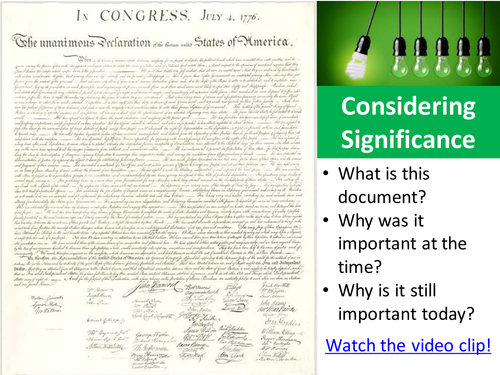 What effect did American Independence have?