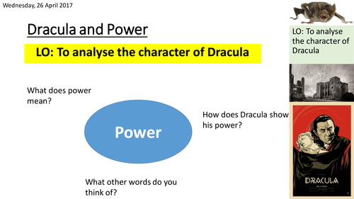 Dracula and Power - Play Script KS3