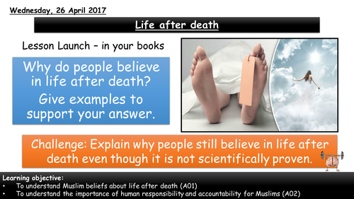 Muslim beliefs on life after death