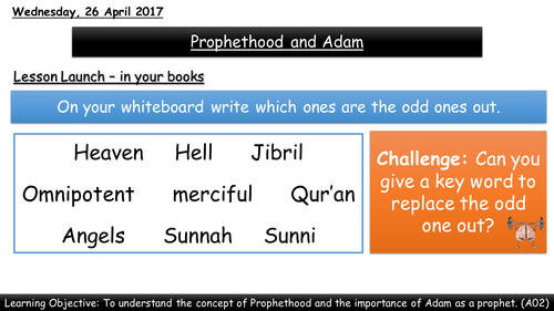 Prophethood and Adam