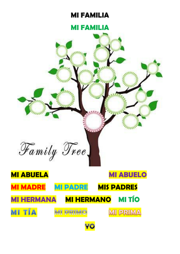MI FAMILIA FOUNDATION WORKSHEETS