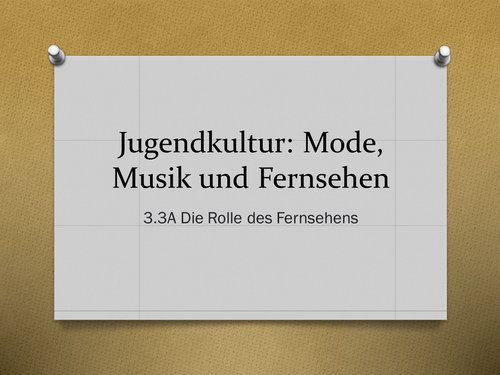 AS AQA German lessons New 2016 Specification